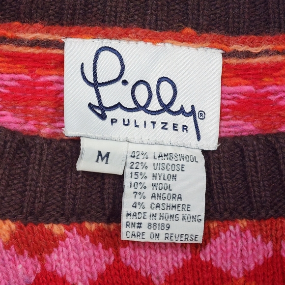 Vintage Lilly Pullitzer Knit Sweater - Picture 3 of 5